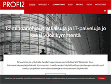 Tablet Screenshot of profiz.com